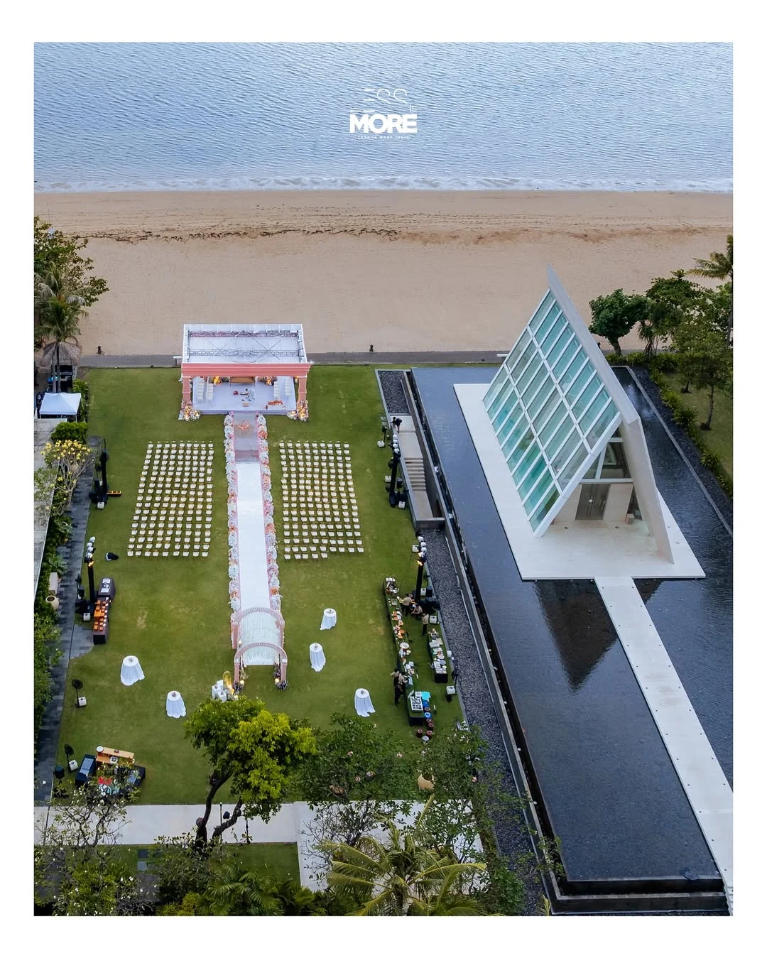 A beachside wedding at Conrad Bali, Bali, Indonesia, Kudos Music