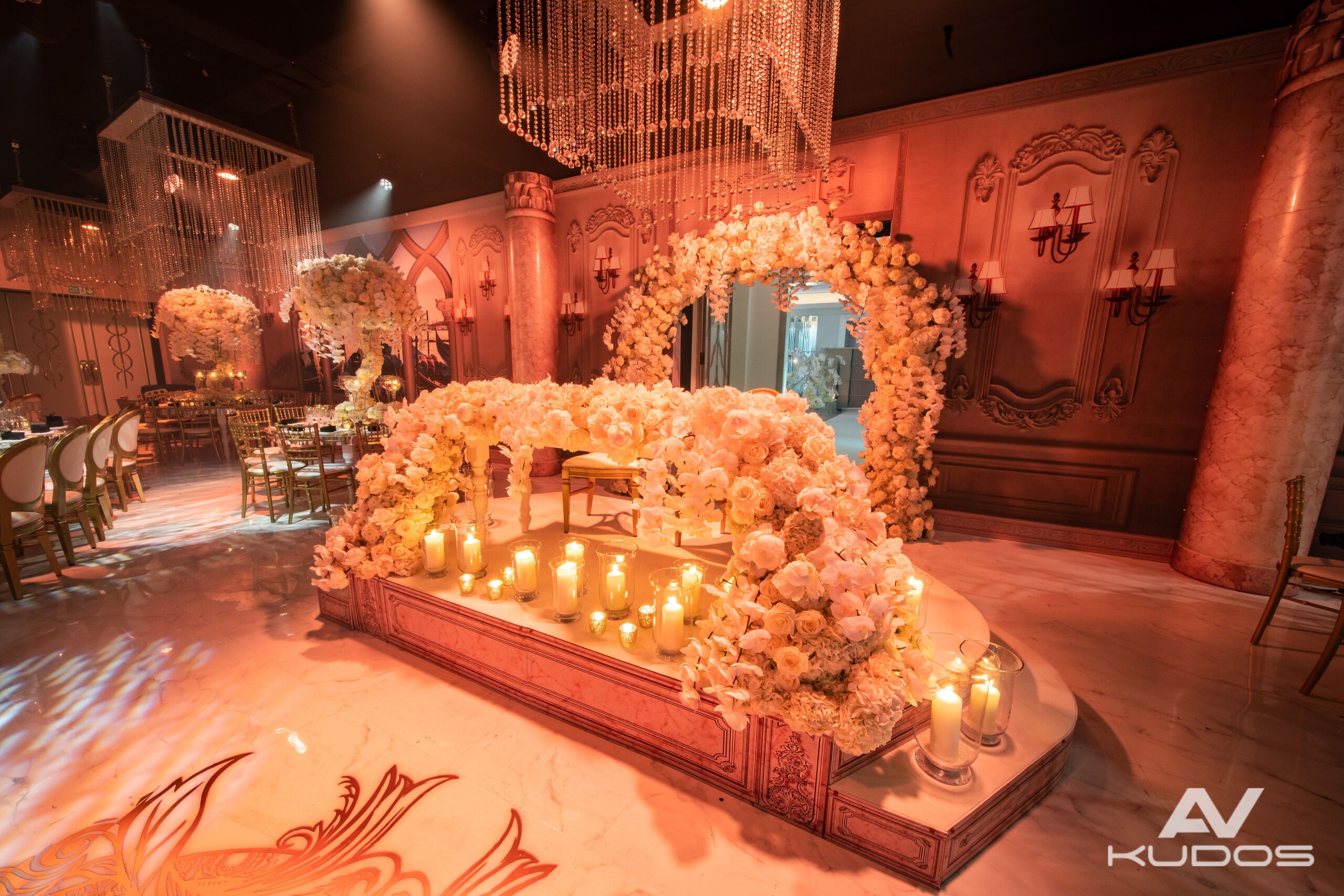 Claridge's wedding production by Kudos Music