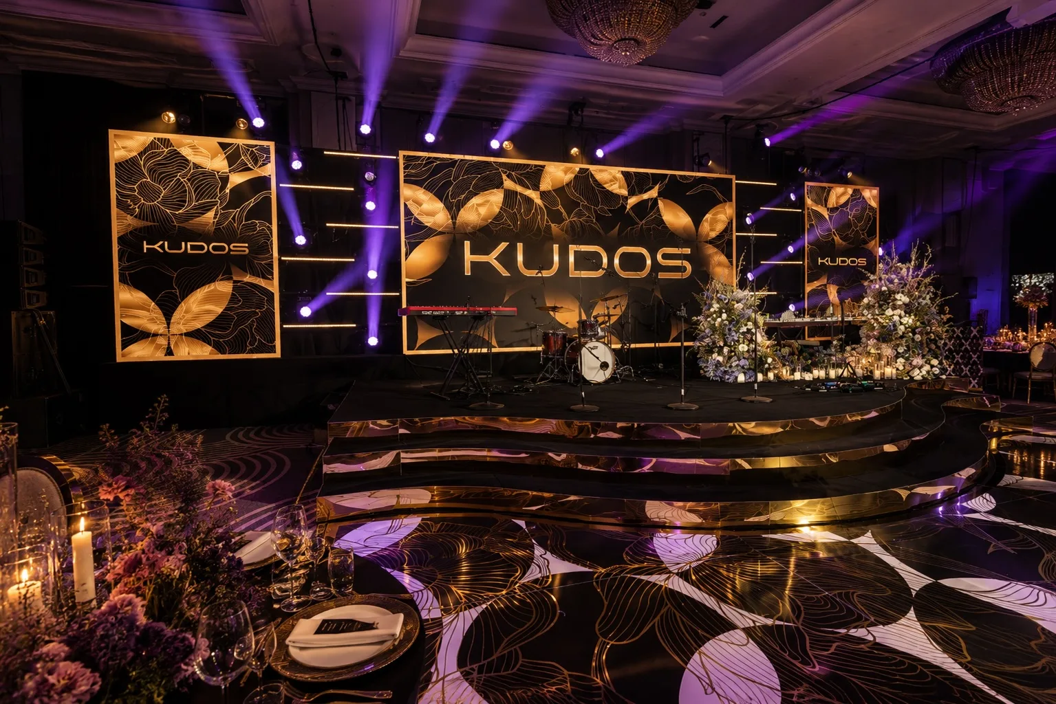 Hilton Park Lane, A bespoke stage and LED screen