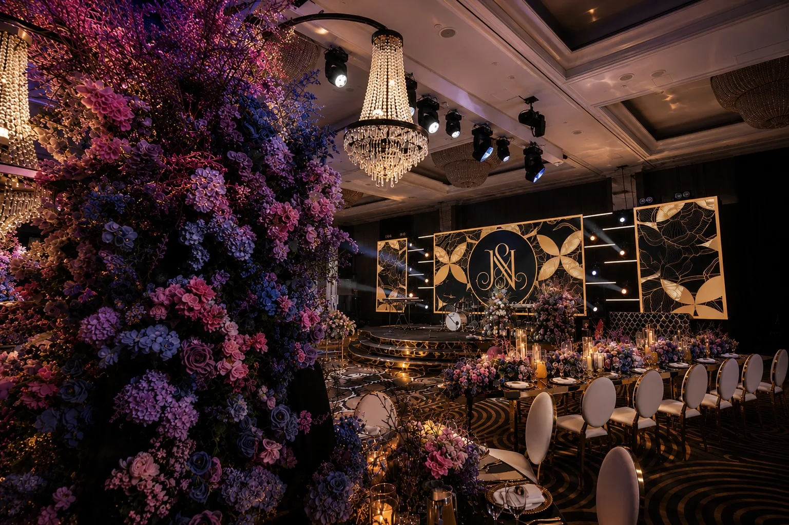 Hilton Park Lane, Production lighting and sound, tuned as one